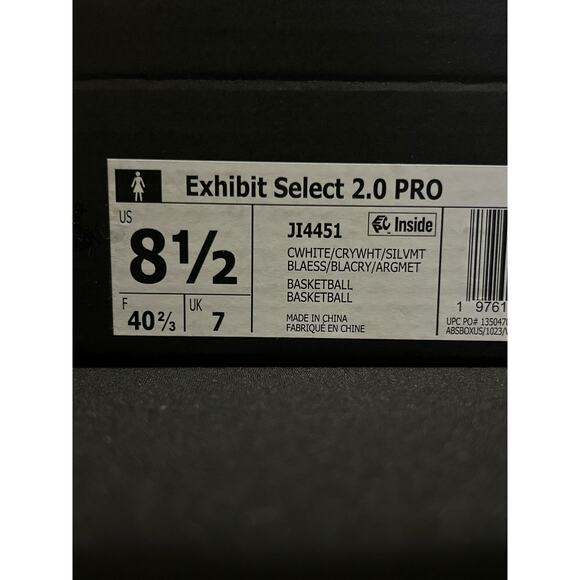 adidas Exhibit Select 2.0 Pro / $130 Retail!! / Size 9.5W (8.5M) / Brand New - Picture 9 of 9